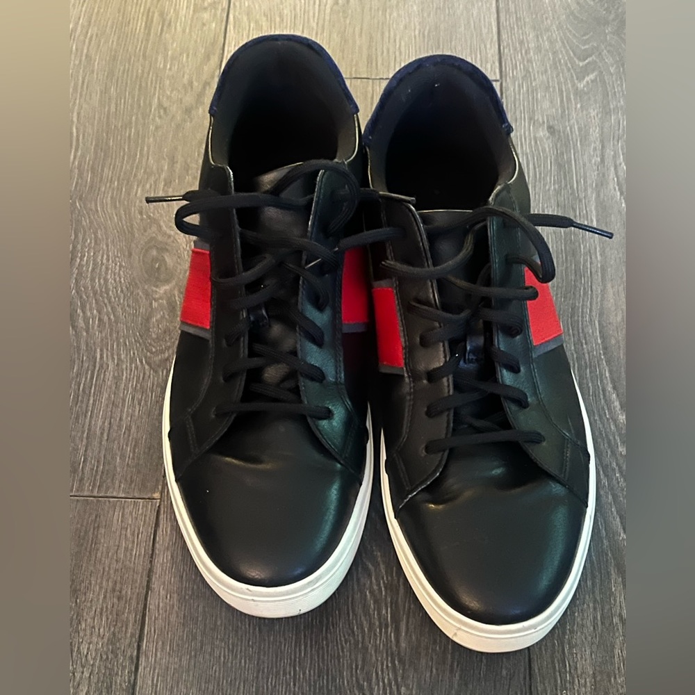 Used Aldo black & red casual shoes